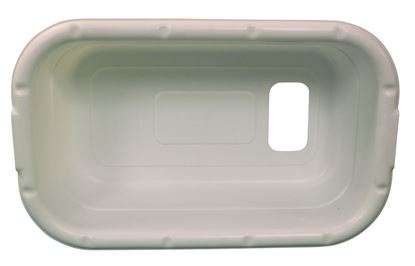 Picture of White plastic lug, B302